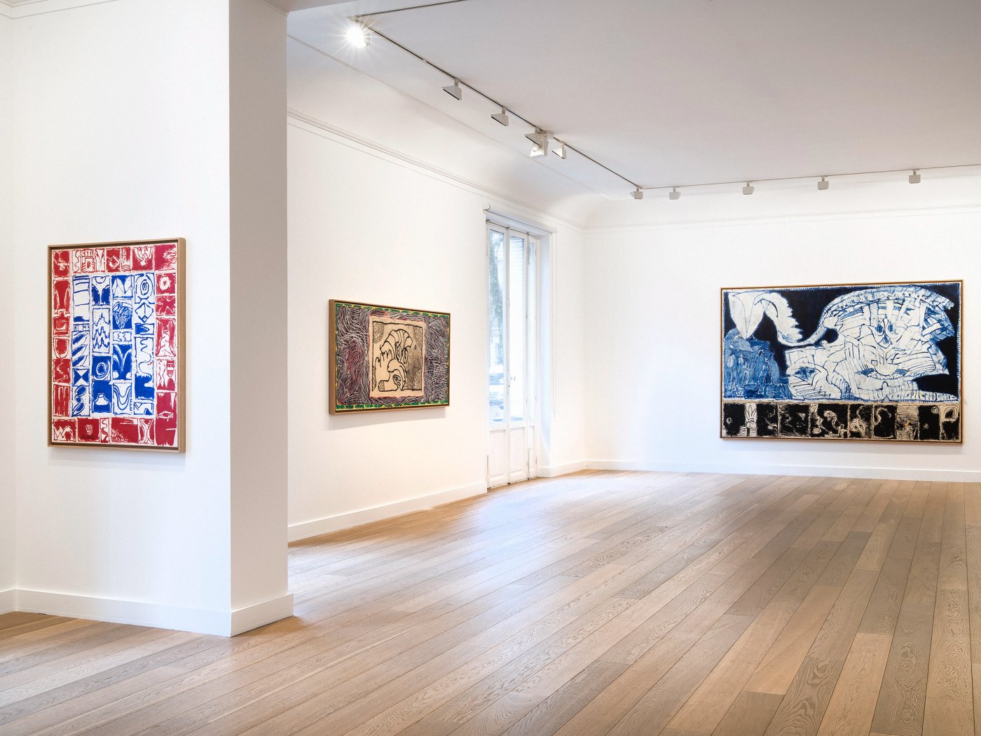 Installation image for Pierre Alechinsky: Dernières nouvelles, at Galerie Lelong & Co.