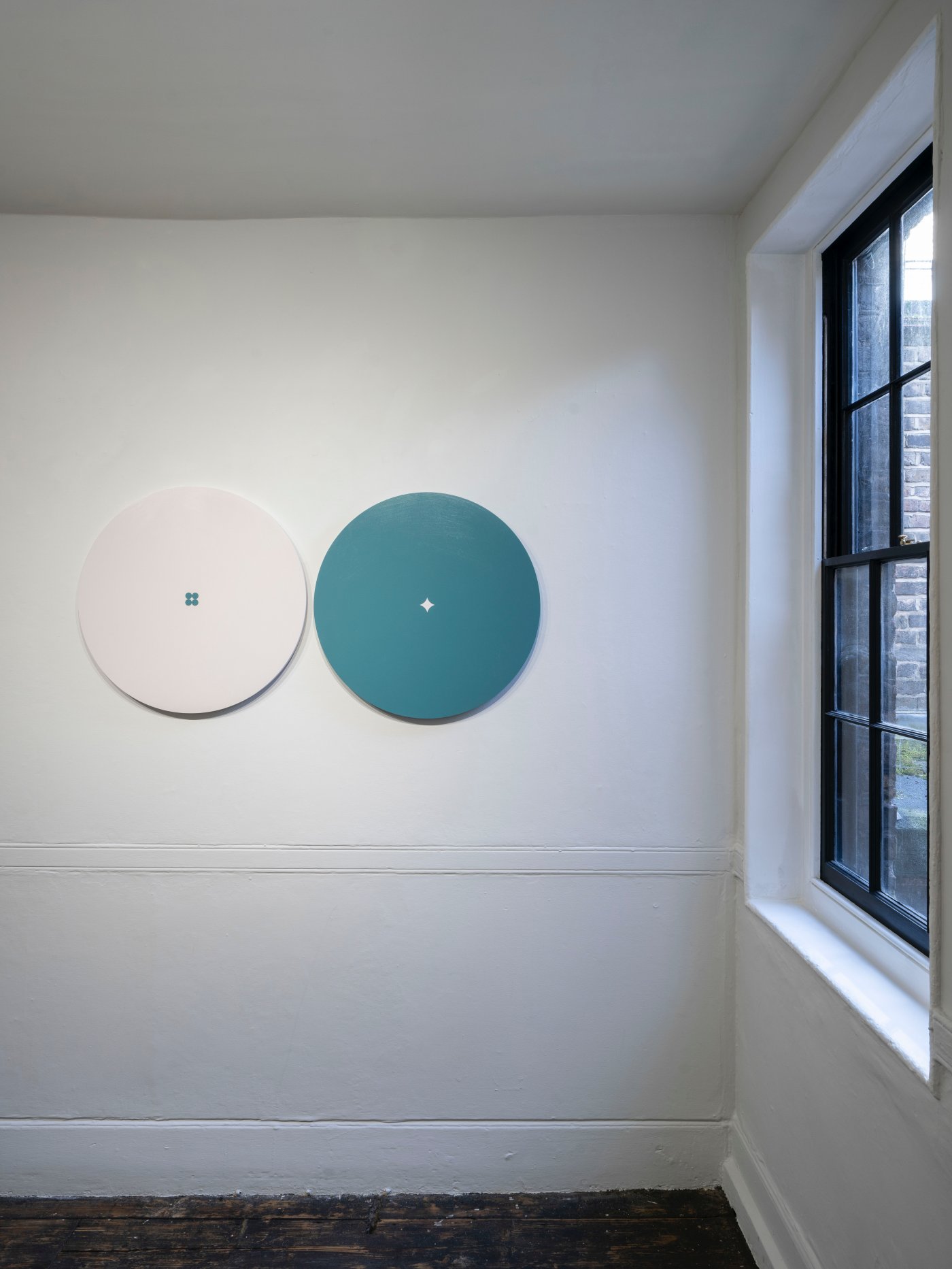 Installation image for Tess Jaray: For Your Eyes Only, at Karsten Schubert