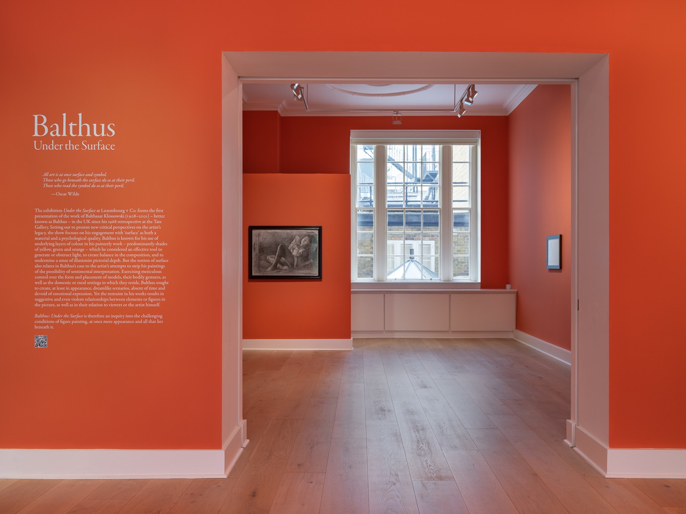 Installation image for Balthus: Under the Surface, at Luxembourg + Co.