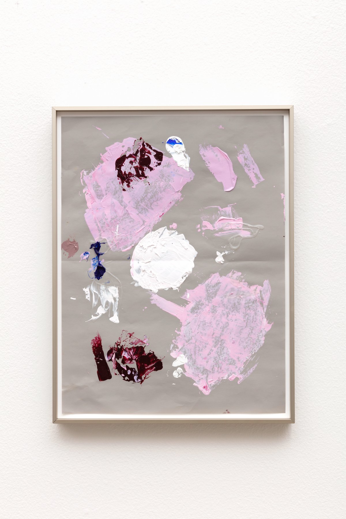 Meg Cranston, Palette (blue, red), 2022