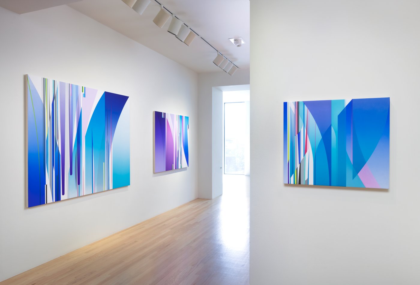 Installation image for Dion Johnson: Color Play, at L.A. Louver
