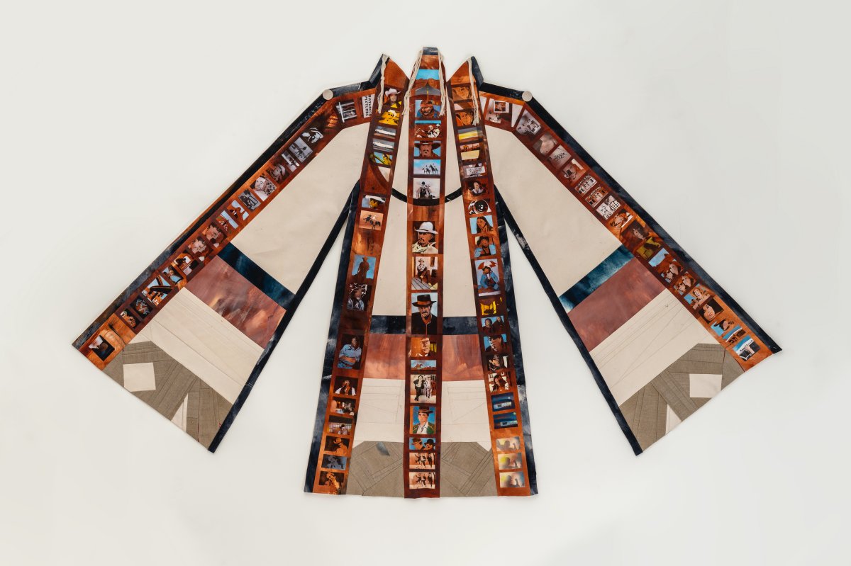 Jann Haworth, Colour Film Cloak, 2023