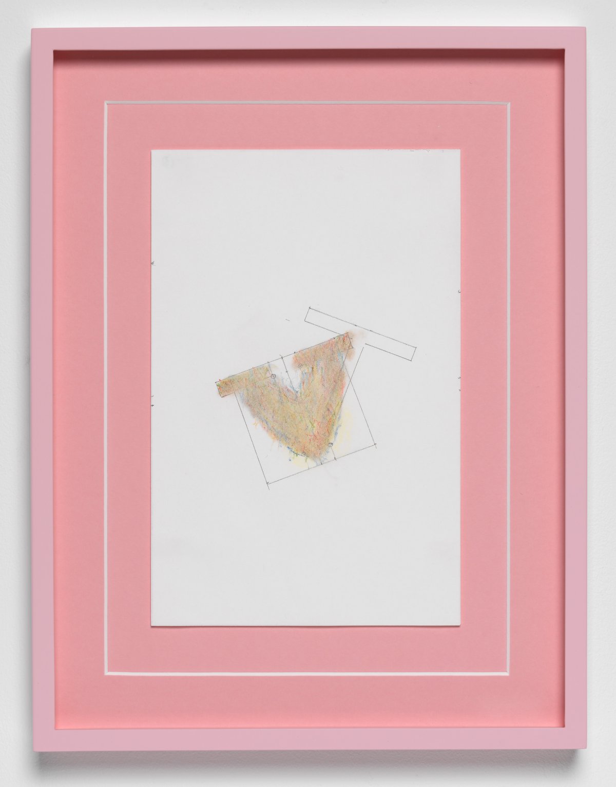 Richard Tuttle, Pink, XI, 2023