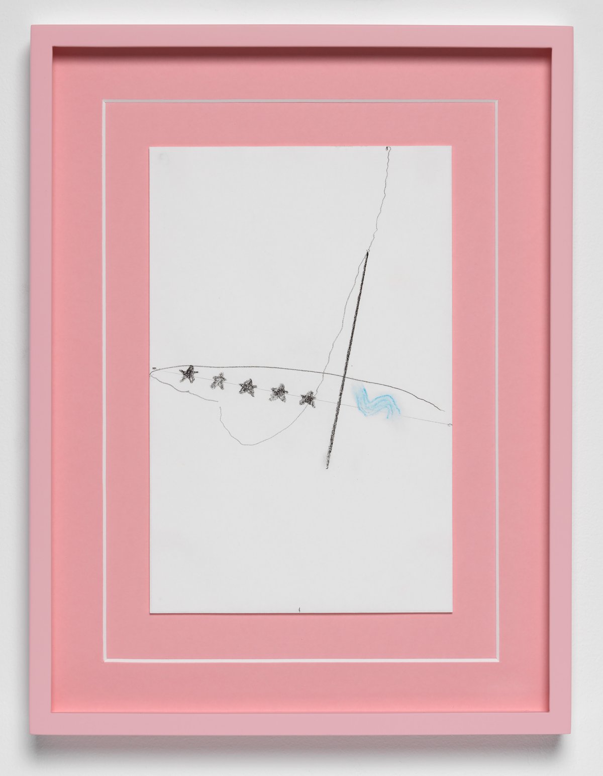 Richard Tuttle, Pink, X, 2023