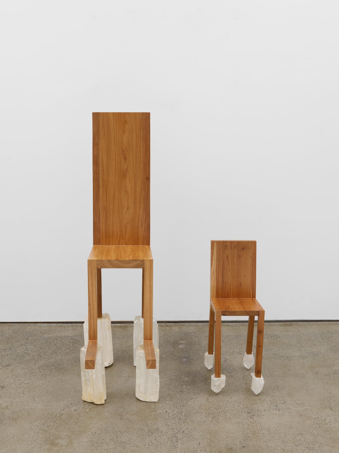 Marina Abramović, Chair for Human Use with Chair for Spirit Use (1), 2012