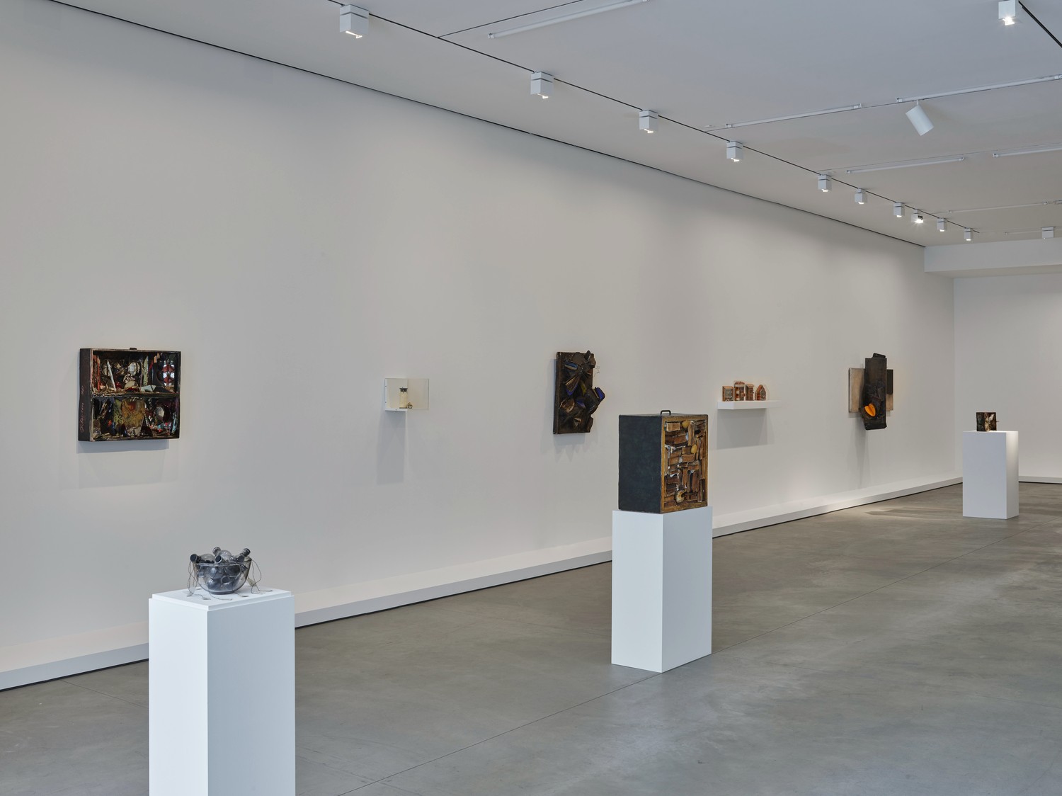 Installation image for Controlled Burnings: Hiller, Latham, Schneemann, at Lisson Gallery