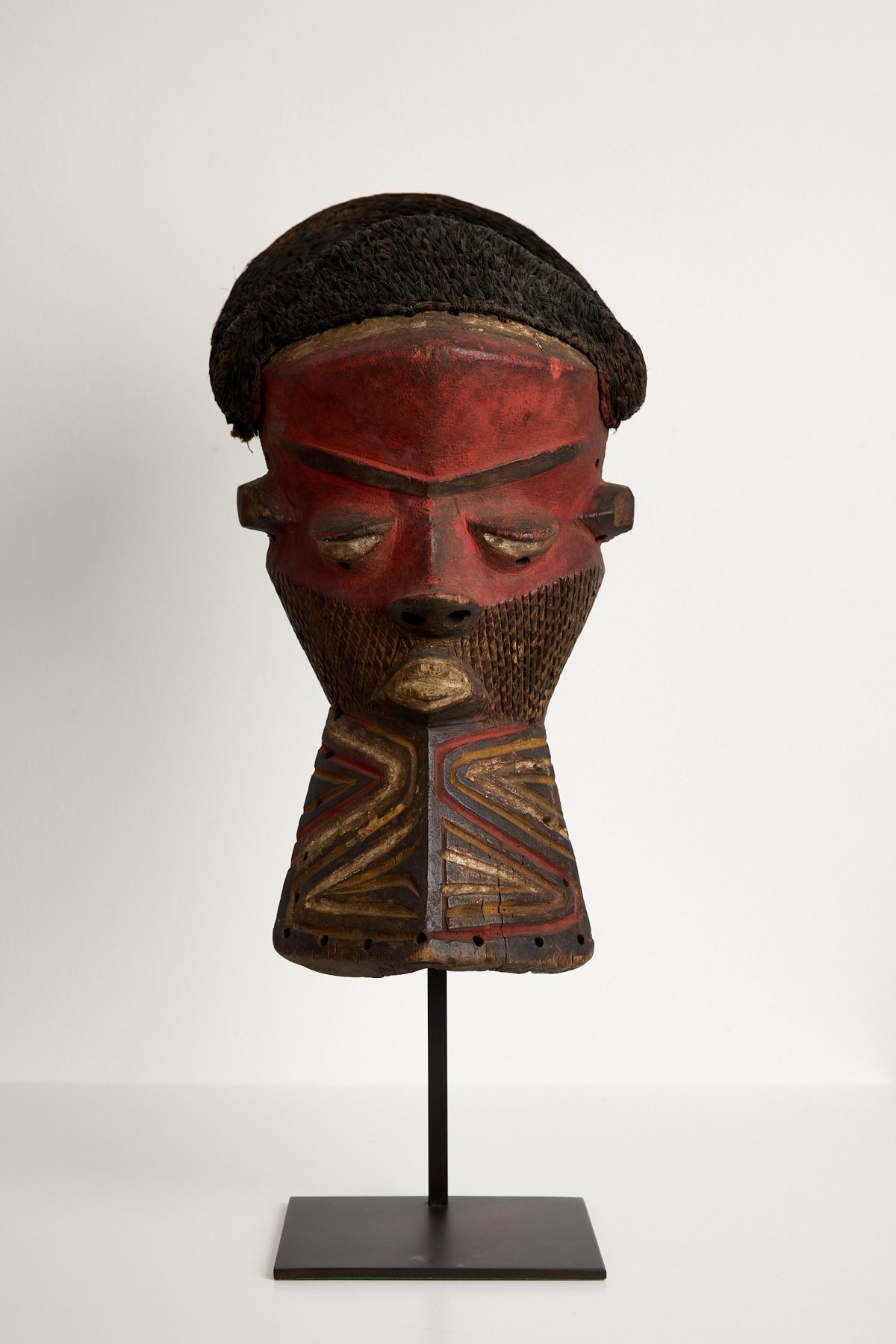 Kiwoyo Helmet Mask, Pende,  Democratic Republic of  Congo, Africa, First part of  20th century