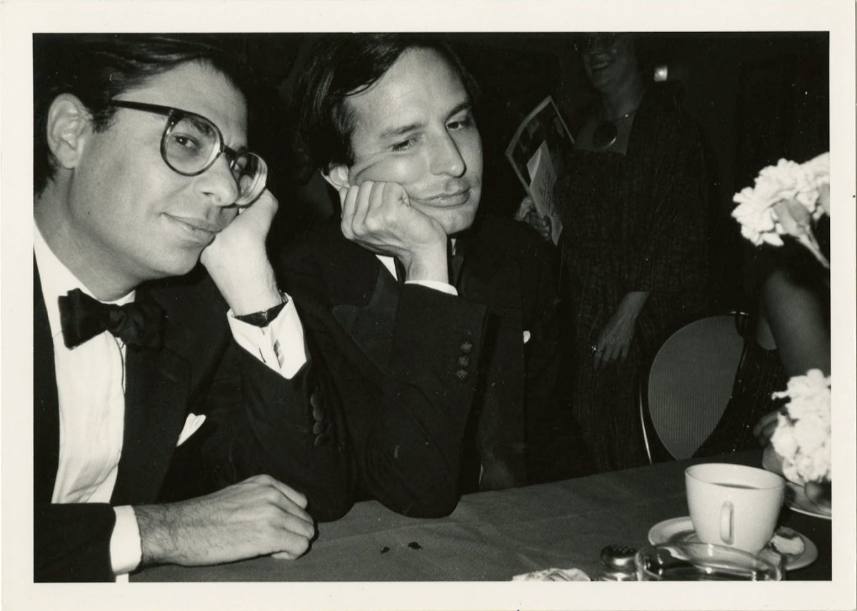 Bob Colacello, Bob Colacello and Fred Hughes, c. 1980
