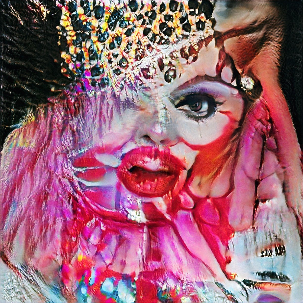 Jake Elwes, Queering the Dataset Prints #10, 2021