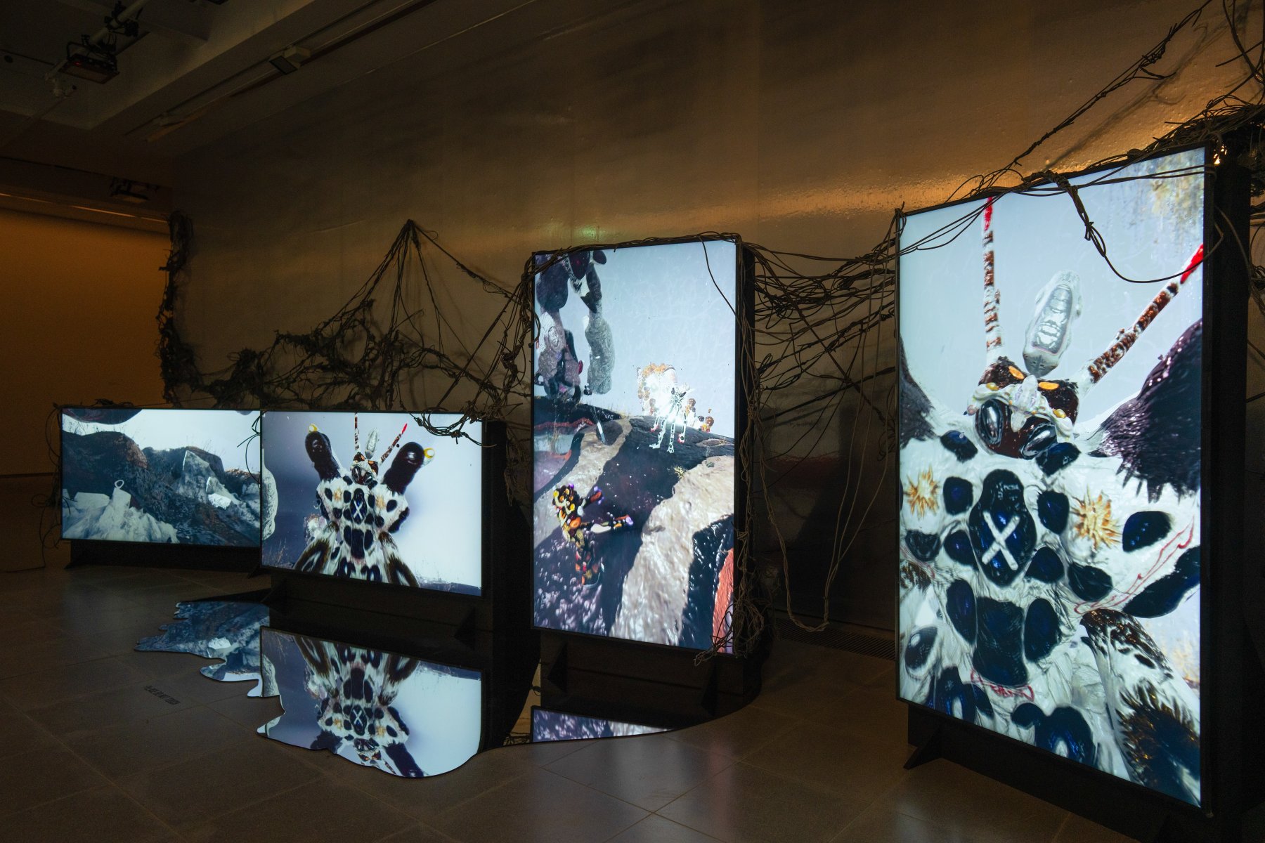 Installation image for Gabriel Massan & Collaborators: Third World: The Bottom Dimension, at Serpentine Galleries