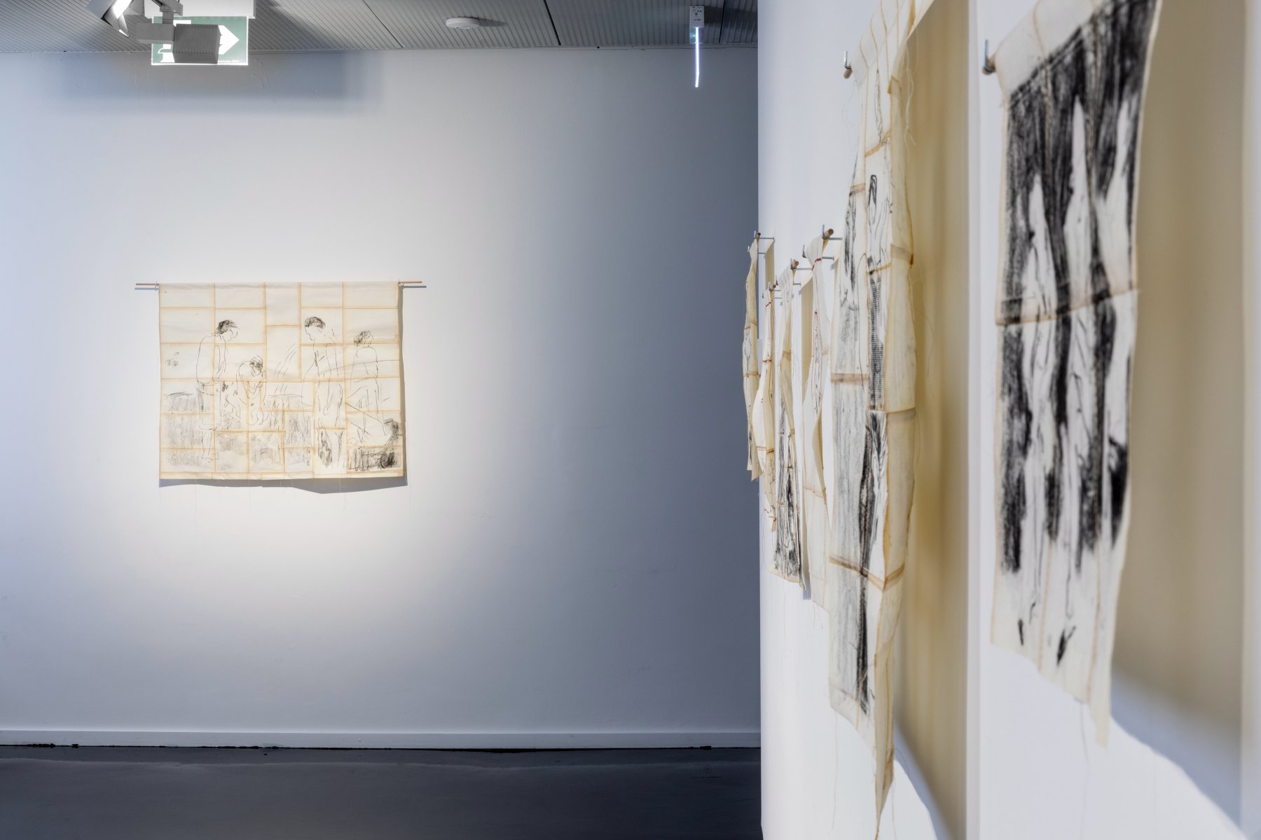 Image for Georgia Spain: Recent drawings on quilted paper, at Tolarno Galleries