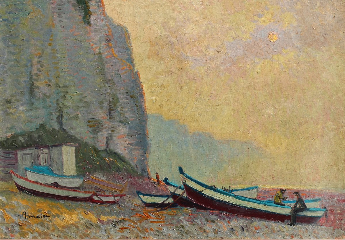 Albert Malet, Falaise a Quiberville