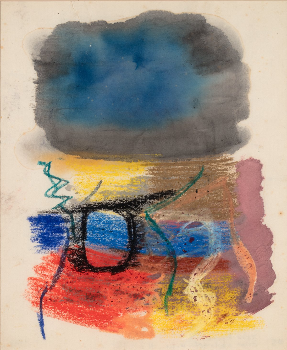 John Ferren, Color Abstract #5, Beirut, 1964