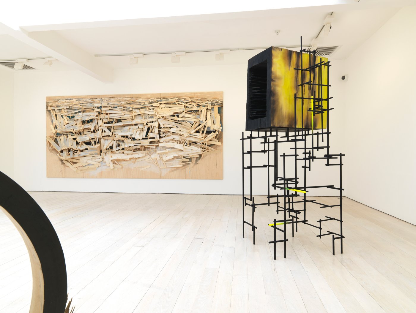 Installation image for Gather to Loose, at Annely Juda Fine Art