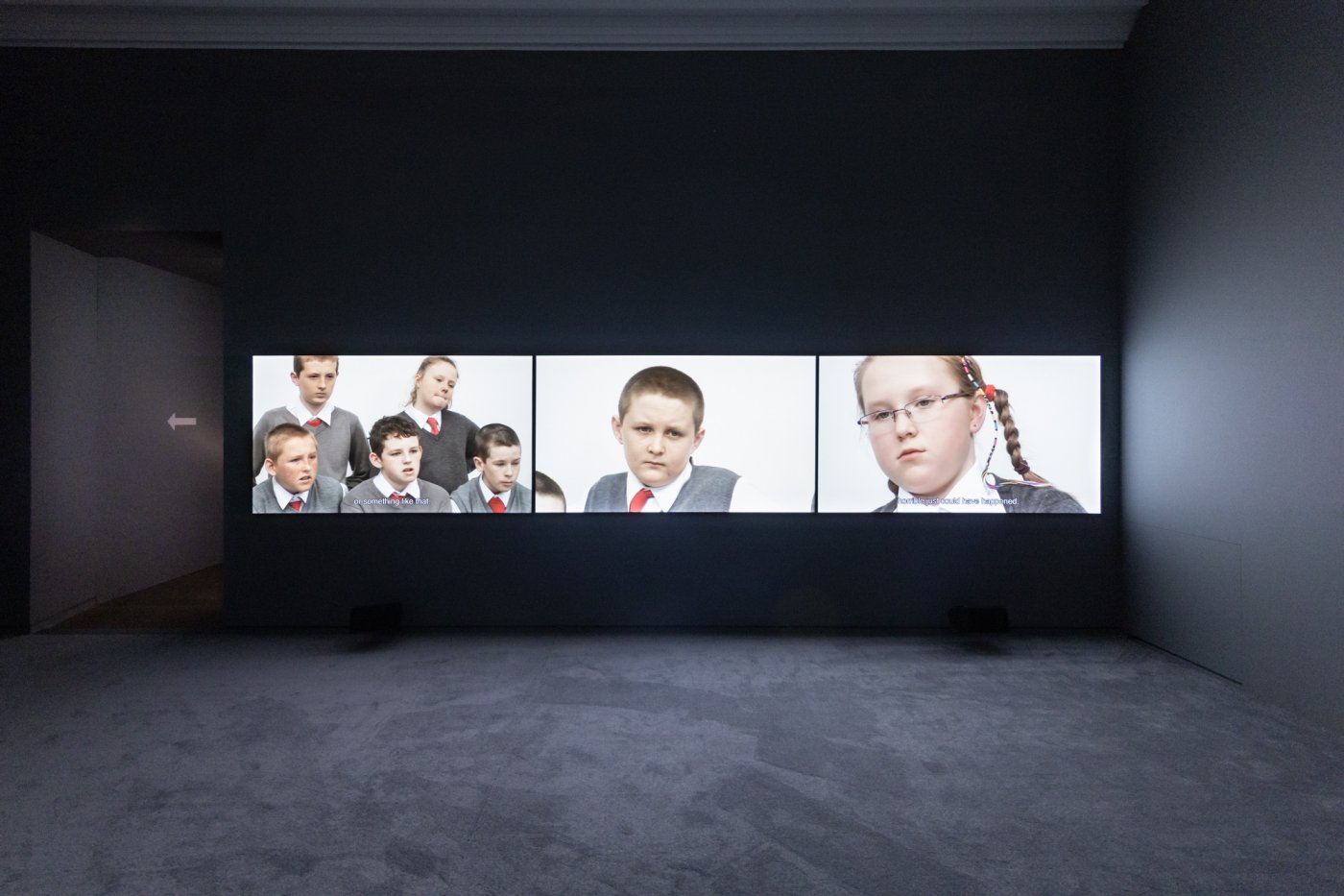 Installation image for Rineke Dijkstra — I See You, at MEP - Maison Européenne de la Photographie