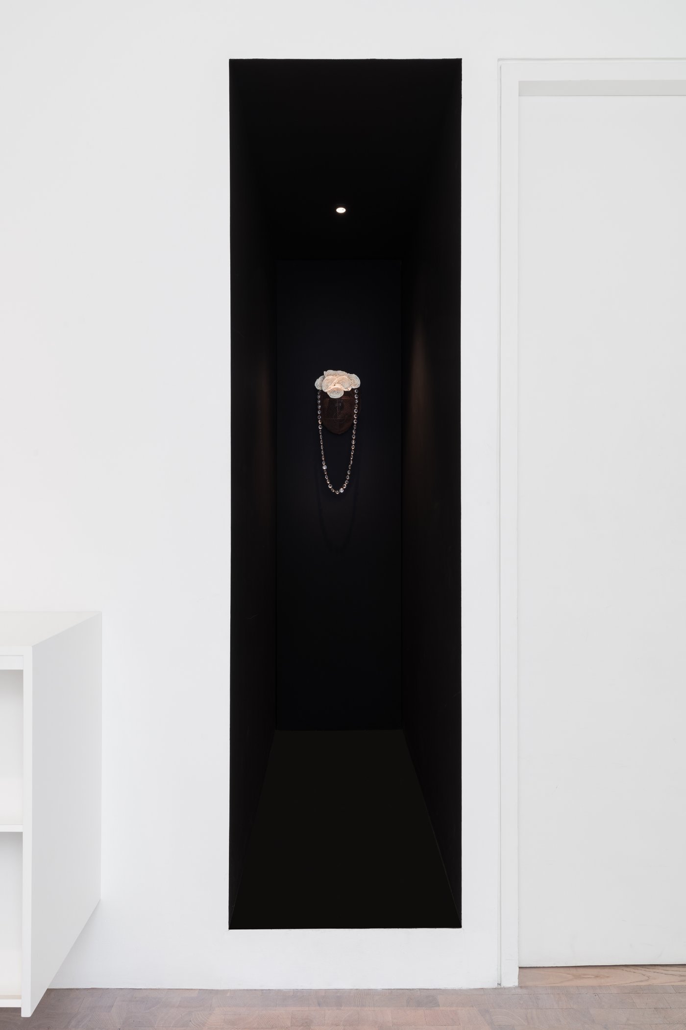 Installation image for Tales of Soil and Concrete, at Pippy Houldsworth Gallery