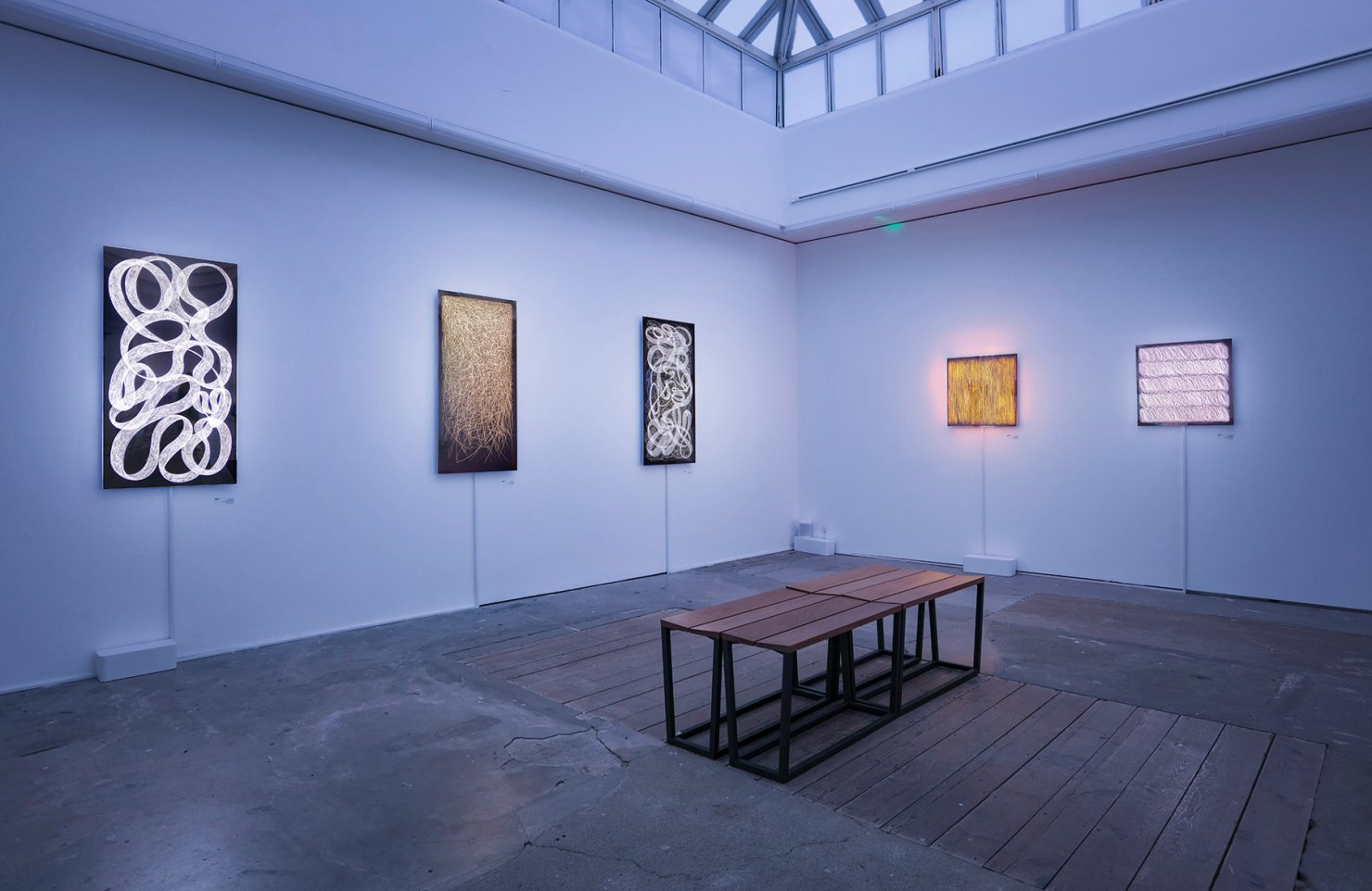 Installation image for Jinseon Chon: Looking Glass World, at Pontone Gallery