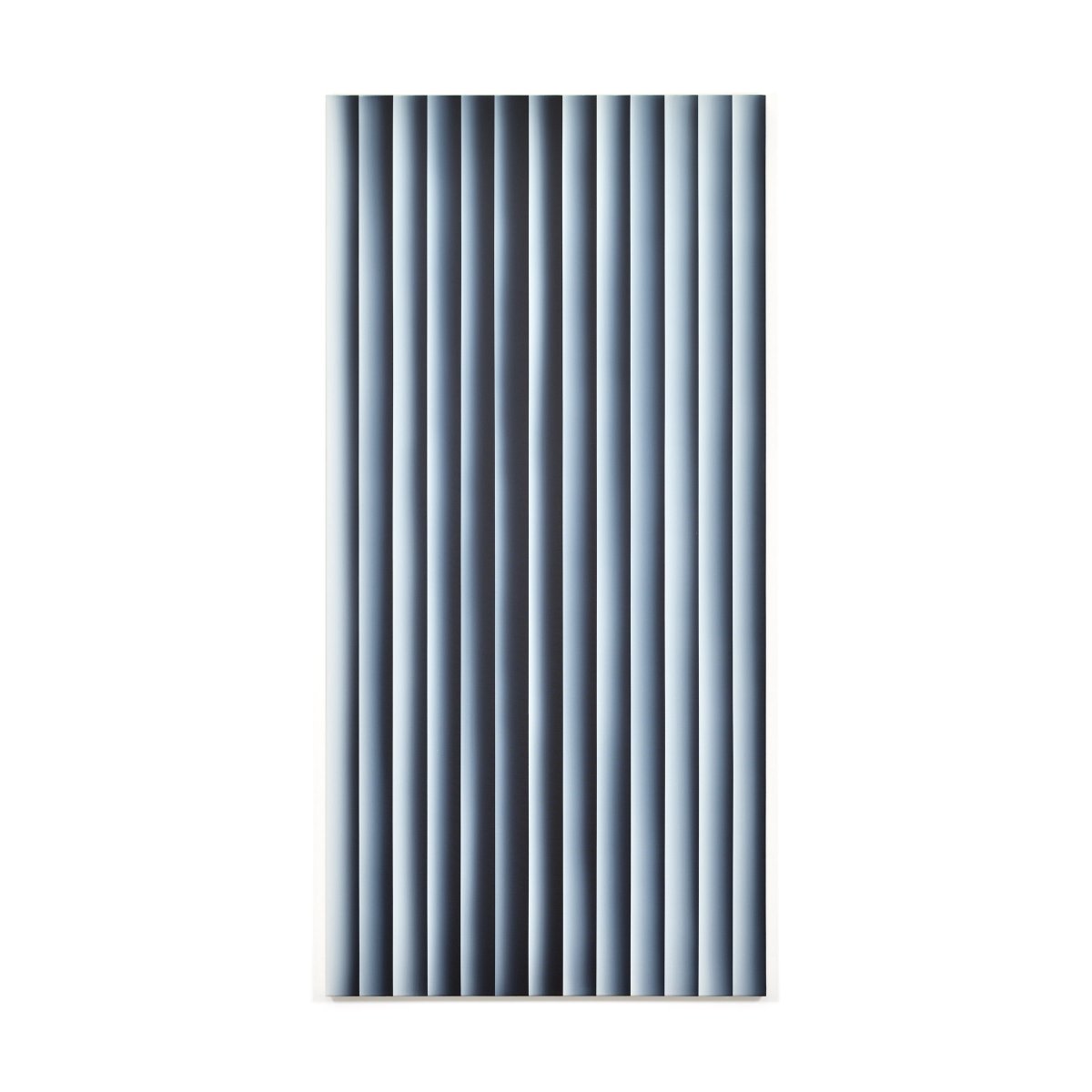 Philippe Decrauzat, BLIND PAINTING (OUTSIDE GREY), 2023