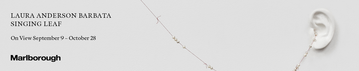 Laura Anderson Barbata: Singing Leaf @ Marlborough, New York