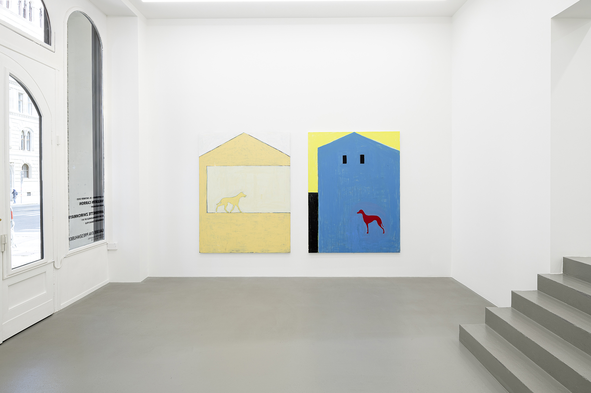 Installation image for Valentin Carron: Haus und Kropf, at Galerie Eva Presenhuber