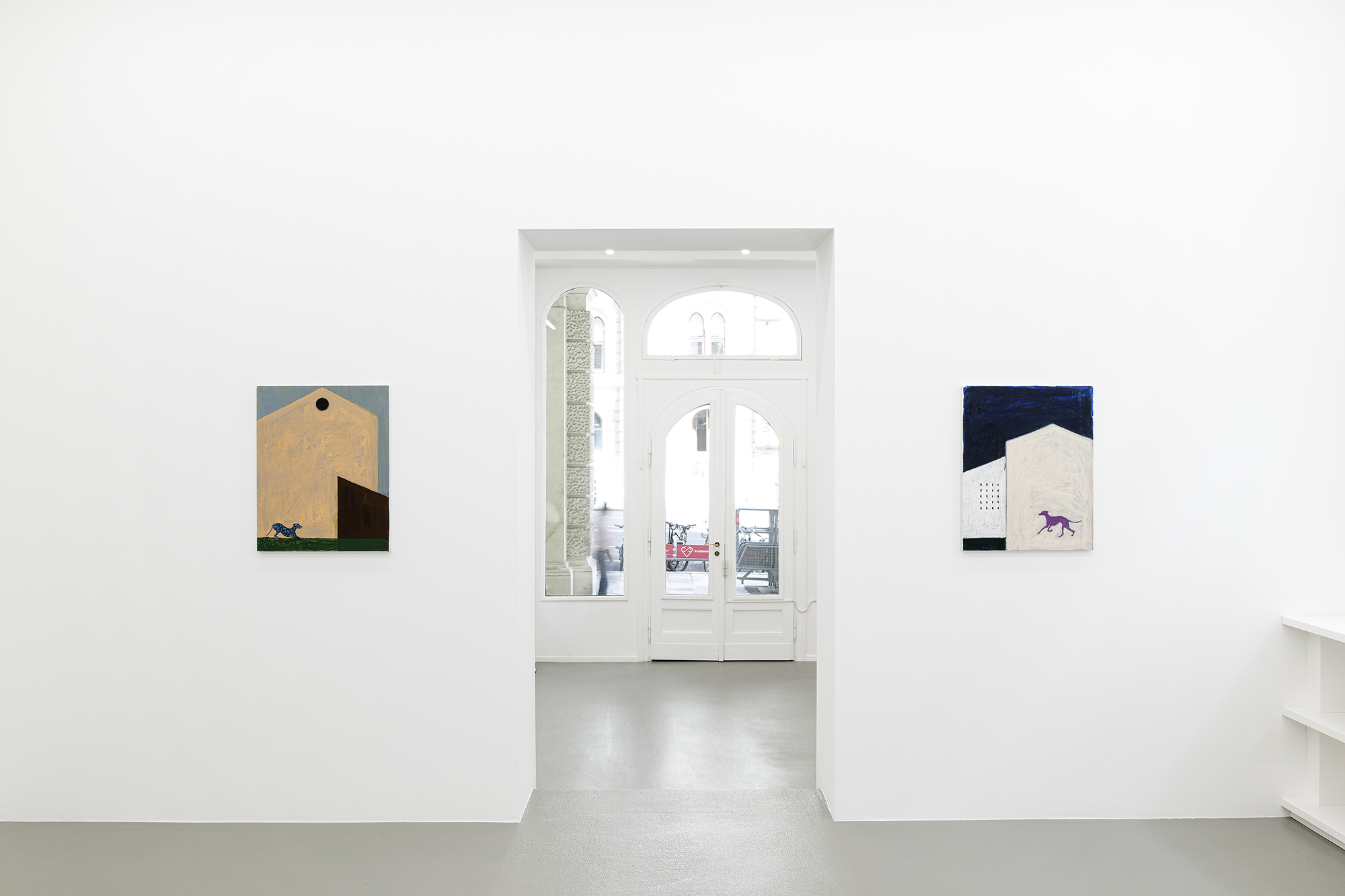 Installation image for Valentin Carron: Haus und Kropf, at Galerie Eva Presenhuber