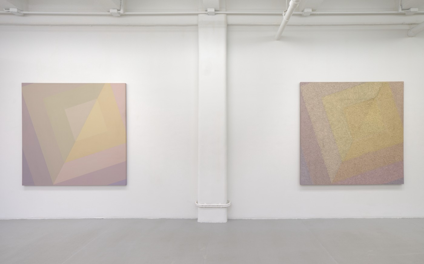 Installation image for Siri Berg: The Kabbalah Paintings from the 1980s, at David Richard Gallery