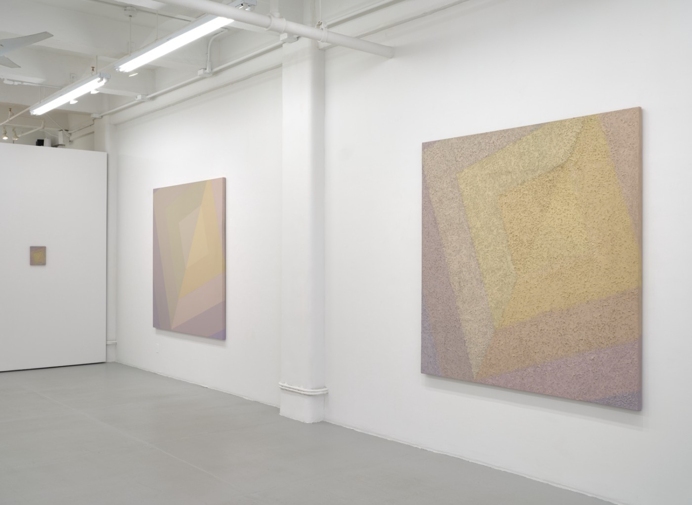 Installation image for Siri Berg: The Kabbalah Paintings from the 1980s, at David Richard Gallery