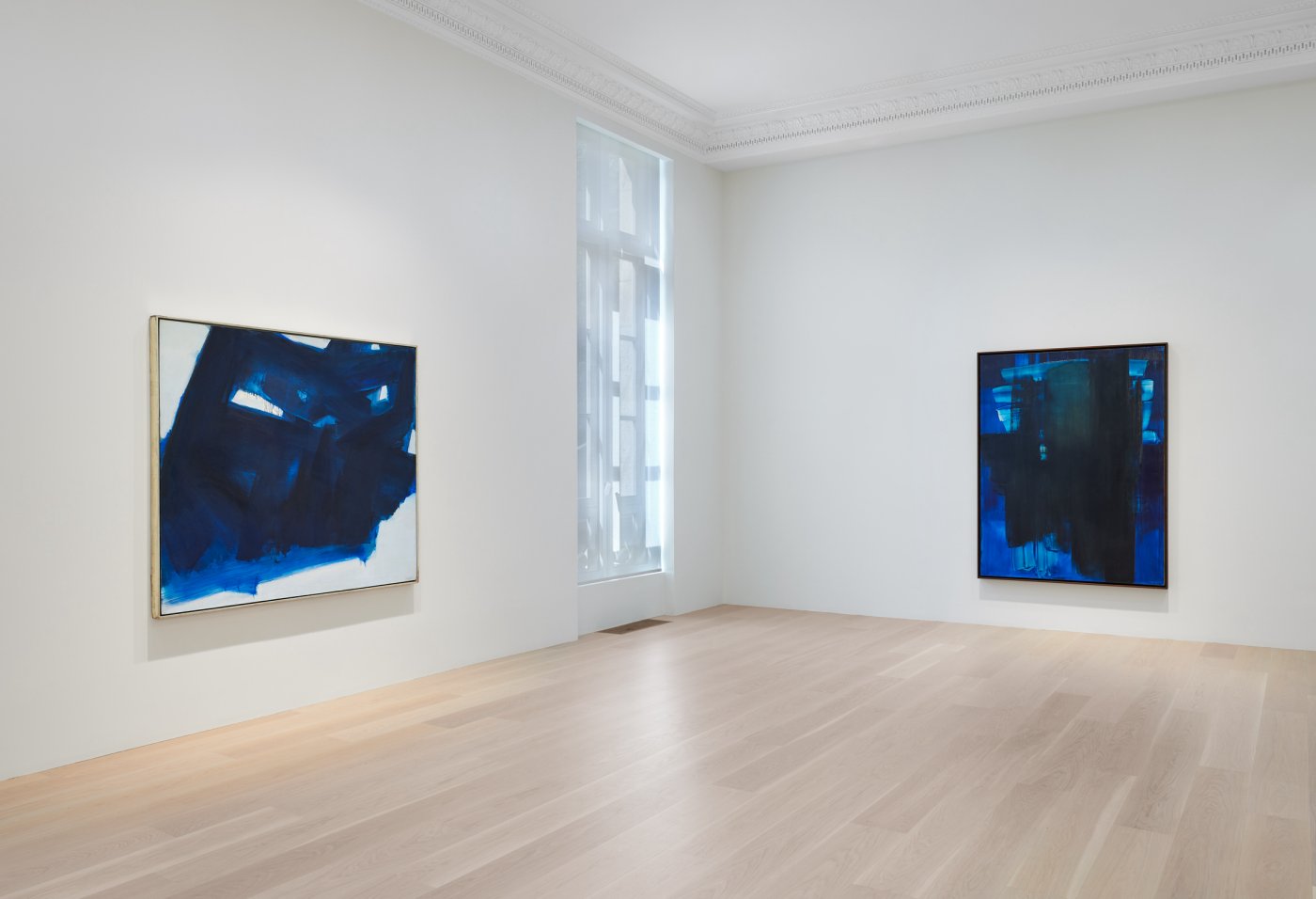 Installation image for Pierre Soulages: From Midnight to Twilight, at Lévy Gorvy Dayan