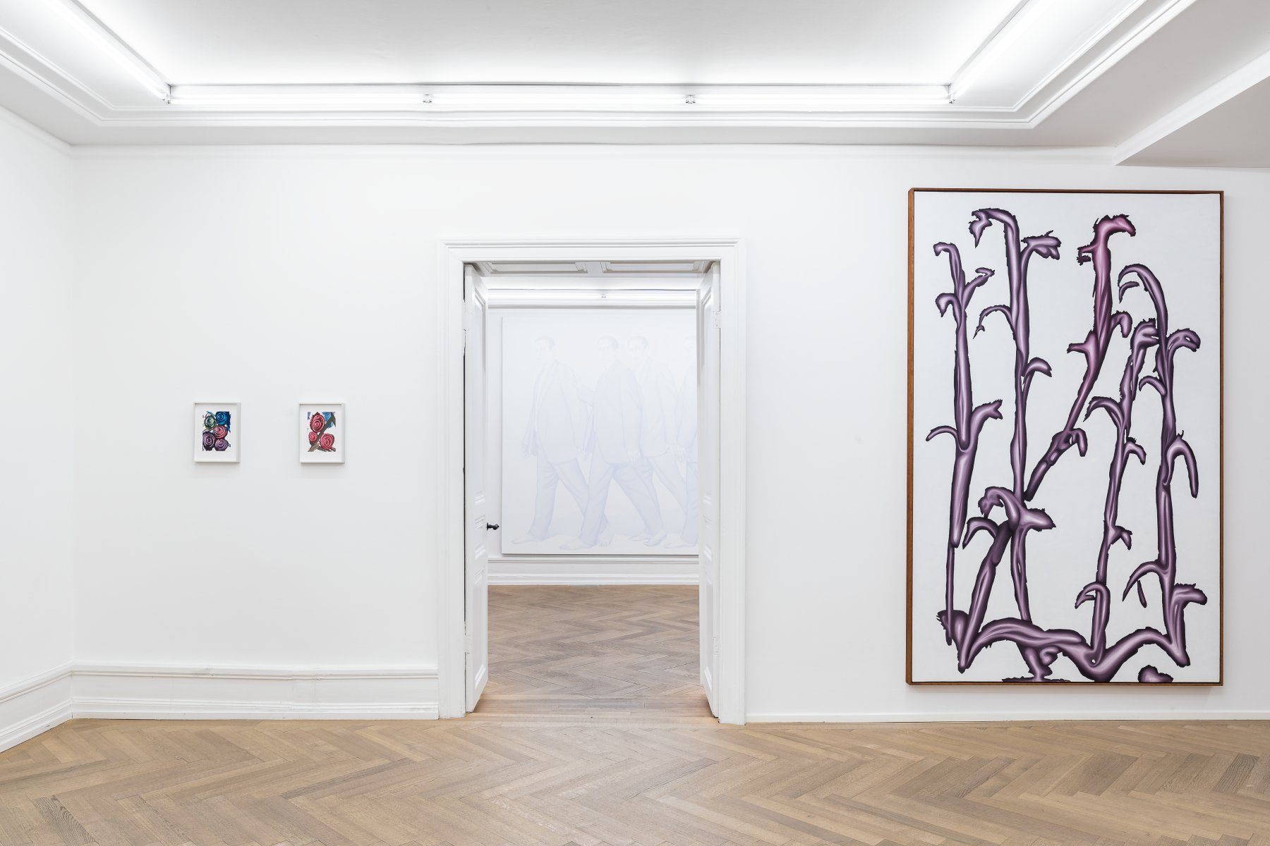 Installation image for Albrecht Schnider: at the garden’s border, at Mai 36 Galerie
