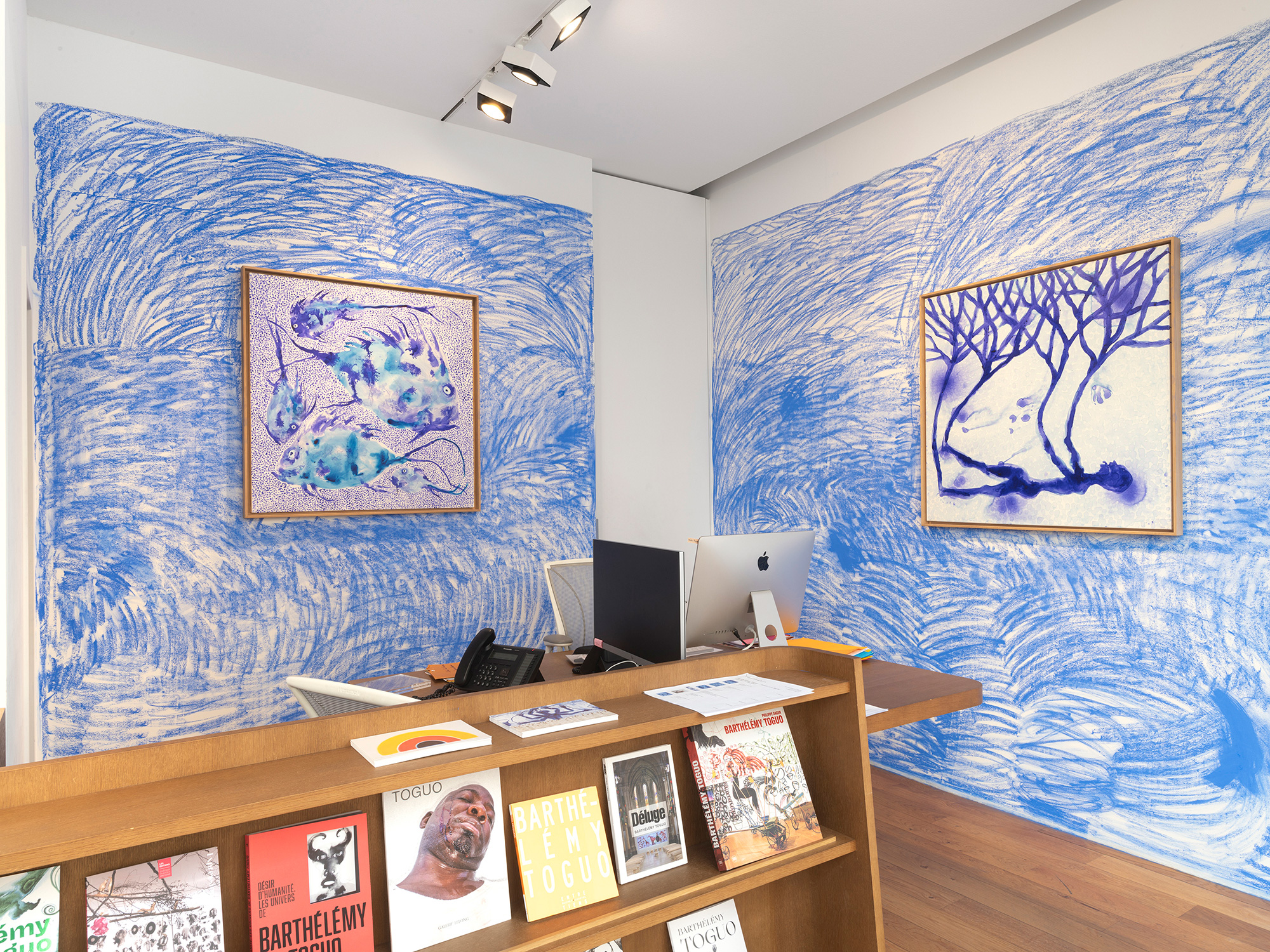 Installation image for Barthélémy Toguo: Water is a Right, at Galerie Lelong & Co.