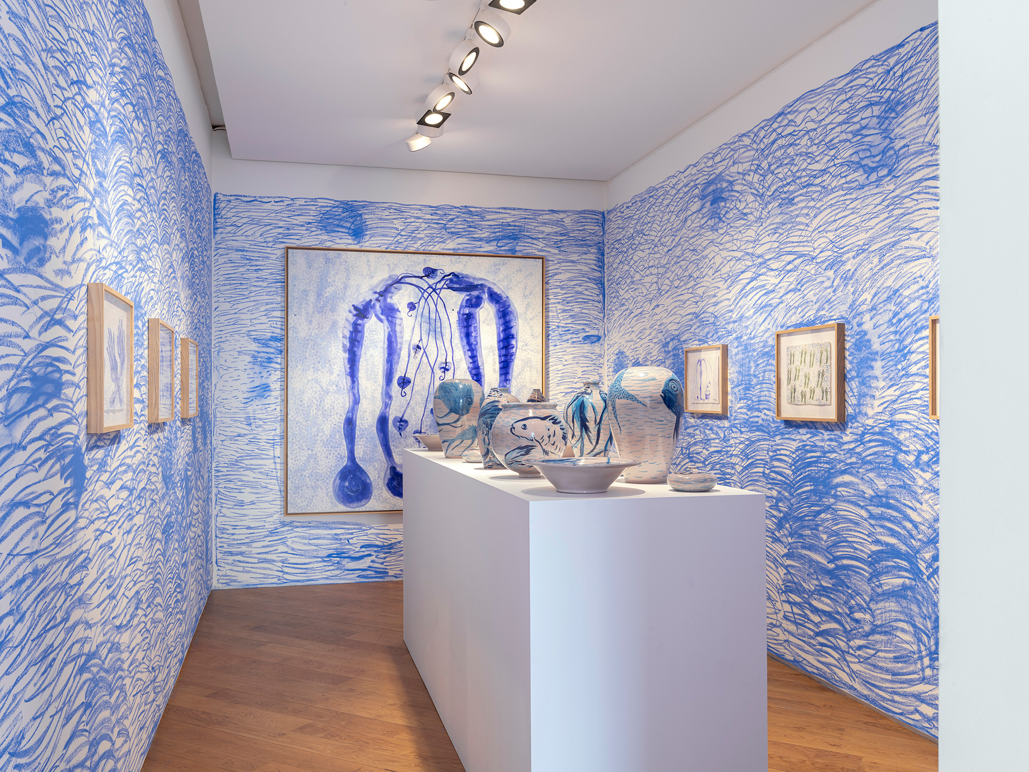 Installation image for Barthélémy Toguo: Water is a Right, at Galerie Lelong & Co.