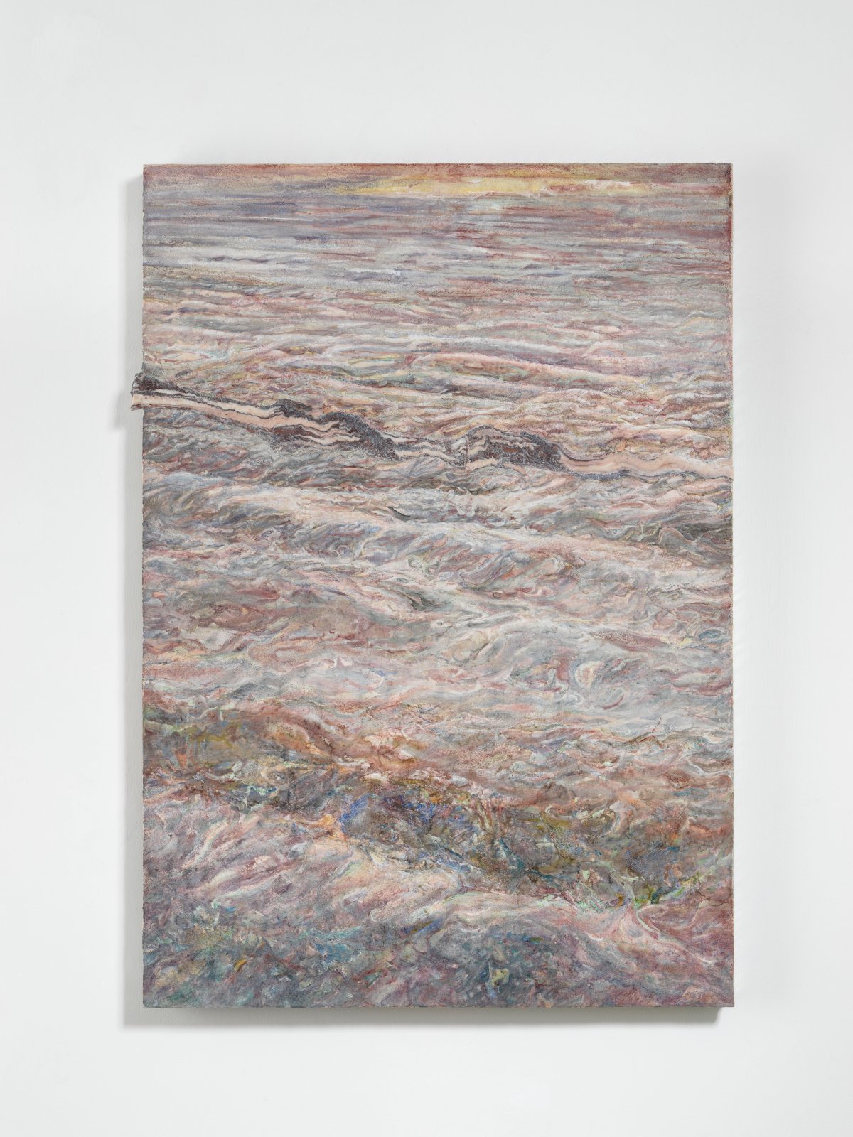 Anri Sala, Surface to Air II (Cipollino Venato Rosso/Morning), 2023 