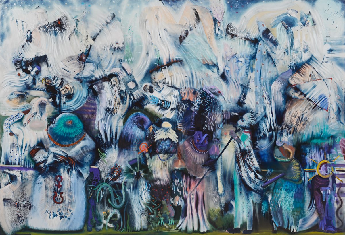 Ali Banisadr, Queen of the Night, 2022