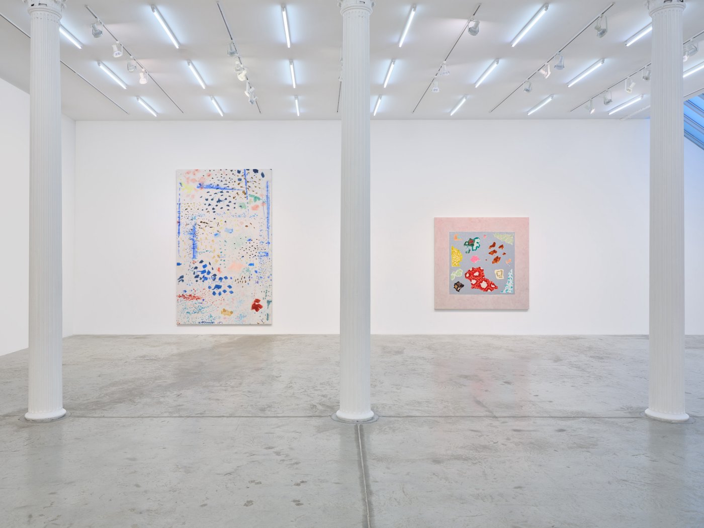 Installation image for Rebecca Morris: #31, at Bortolami