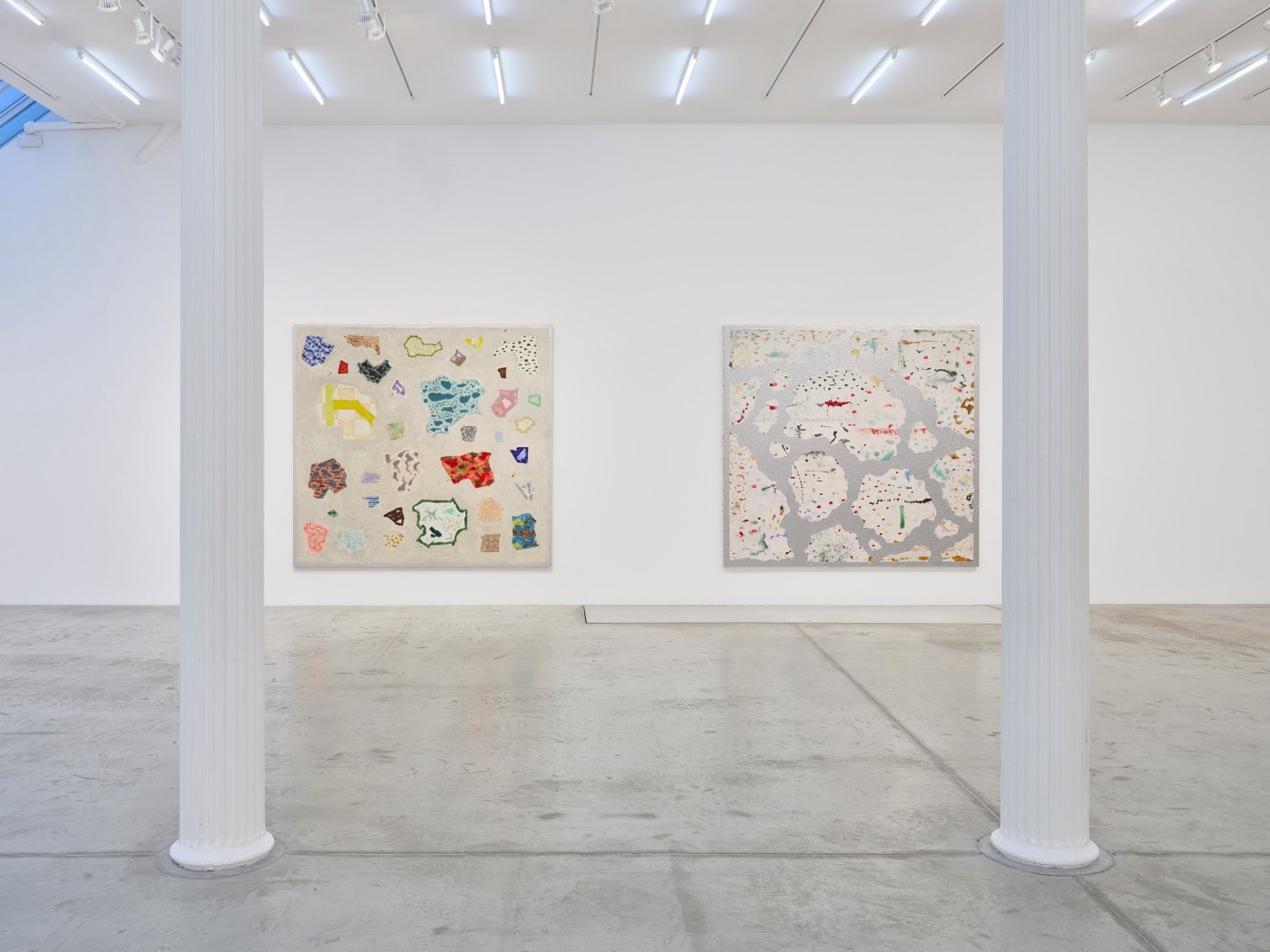 Installation image for Rebecca Morris: #31, at Bortolami