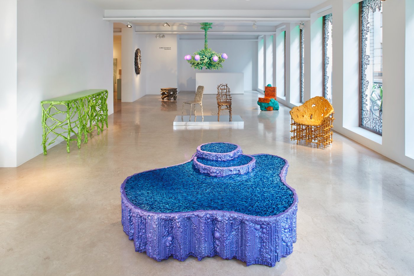 Installation image for Chris Schanck: Panspermia, at David Gill
