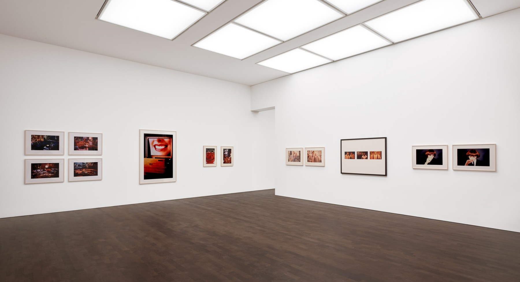 Installation image for Richard Prince: Early Photography, 1977–87, at Gagosian