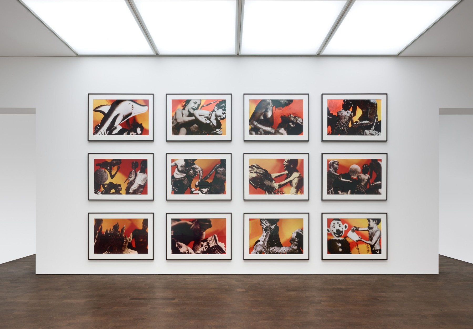 Installation image for Richard Prince: Early Photography, 1977–87, at Gagosian