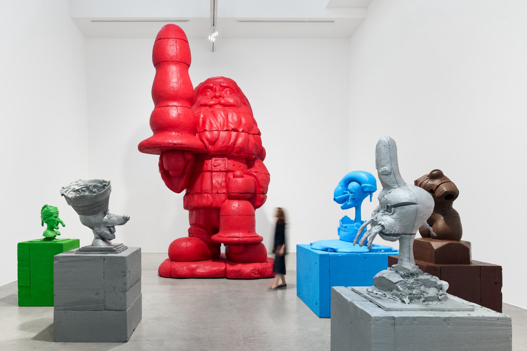 Installation image for Paul McCarthy: Them as Was Is, at Galerie Max Hetzler