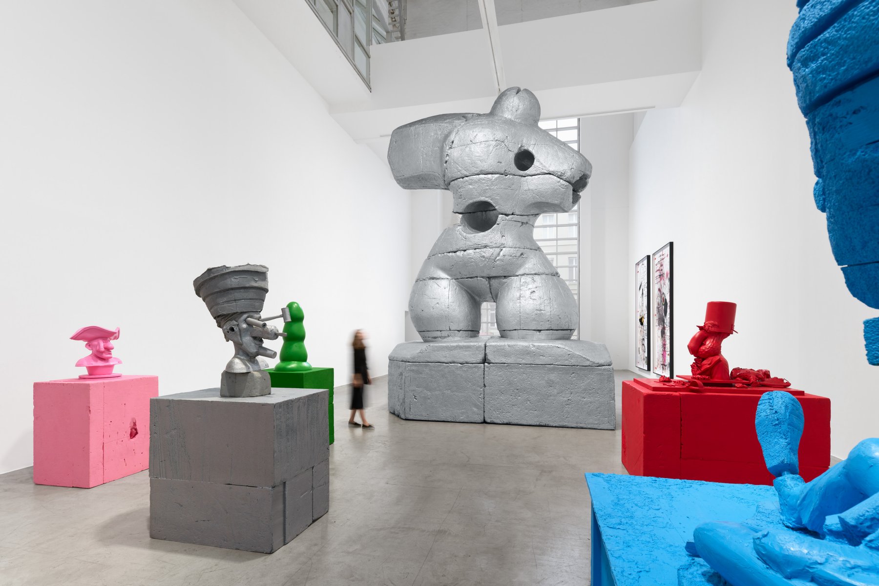 Installation image for Paul McCarthy: Them as Was Is, at Galerie Max Hetzler