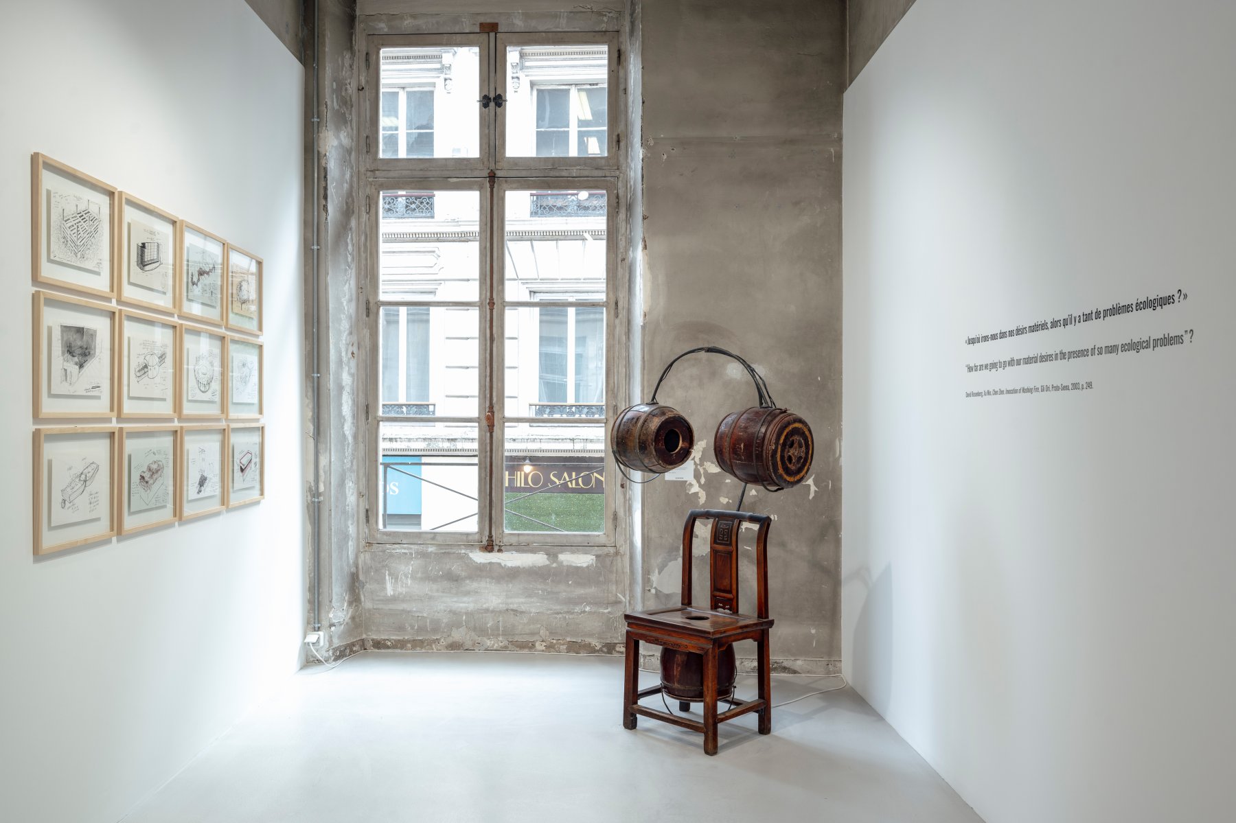 Installation image for Chen Zhen: Double Exil, at Galleria Continua