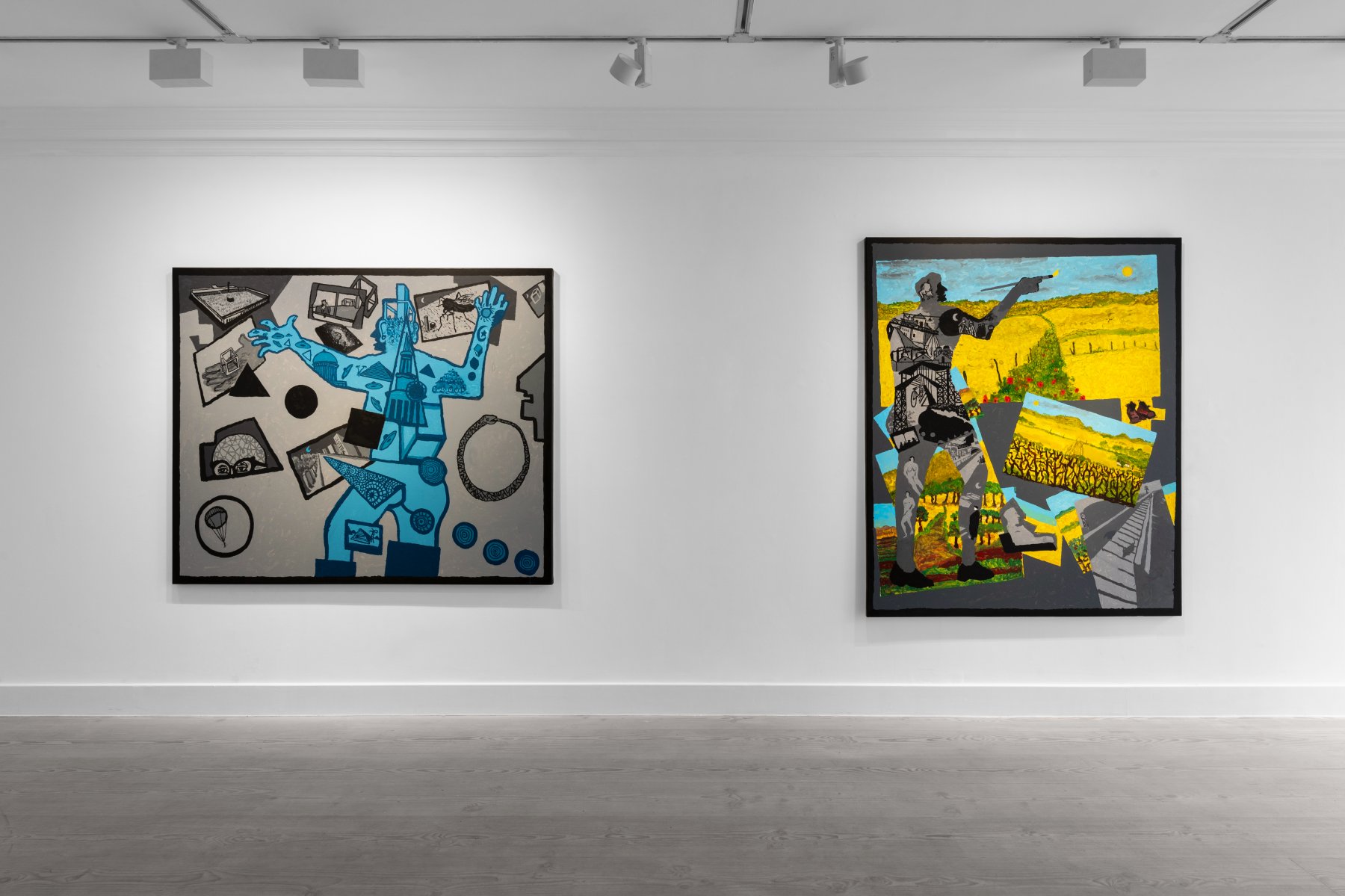 Installation image for Derek Boshier: Reinventor, at Gazelli Art House