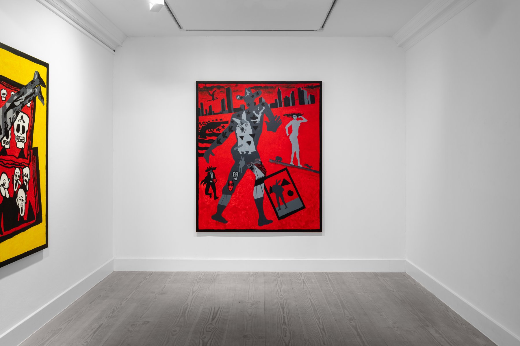 Installation image for Derek Boshier: Reinventor, at Gazelli Art House