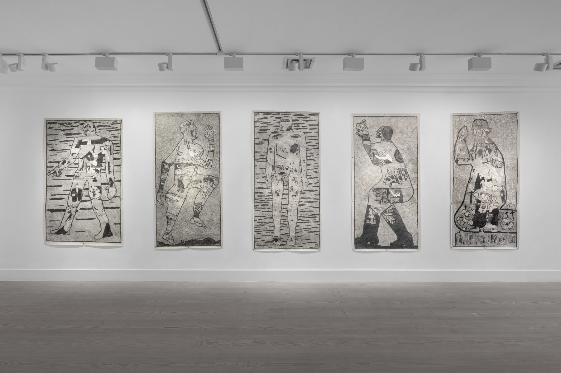 Installation image for Derek Boshier: Reinventor, at Gazelli Art House
