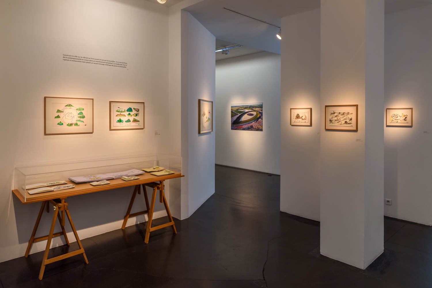 Installation image for Antoine Grumbach: Enchan-Temps : The Eyes of the Sky [Les Yeux du Ciel], at Jeanne Bucher Jaeger