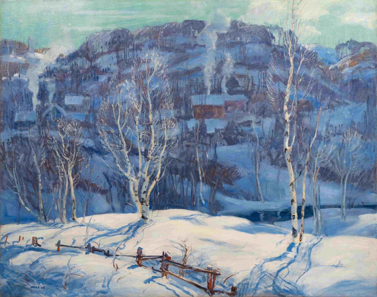 Jonas Lie, Frosty Morning, 1923 
