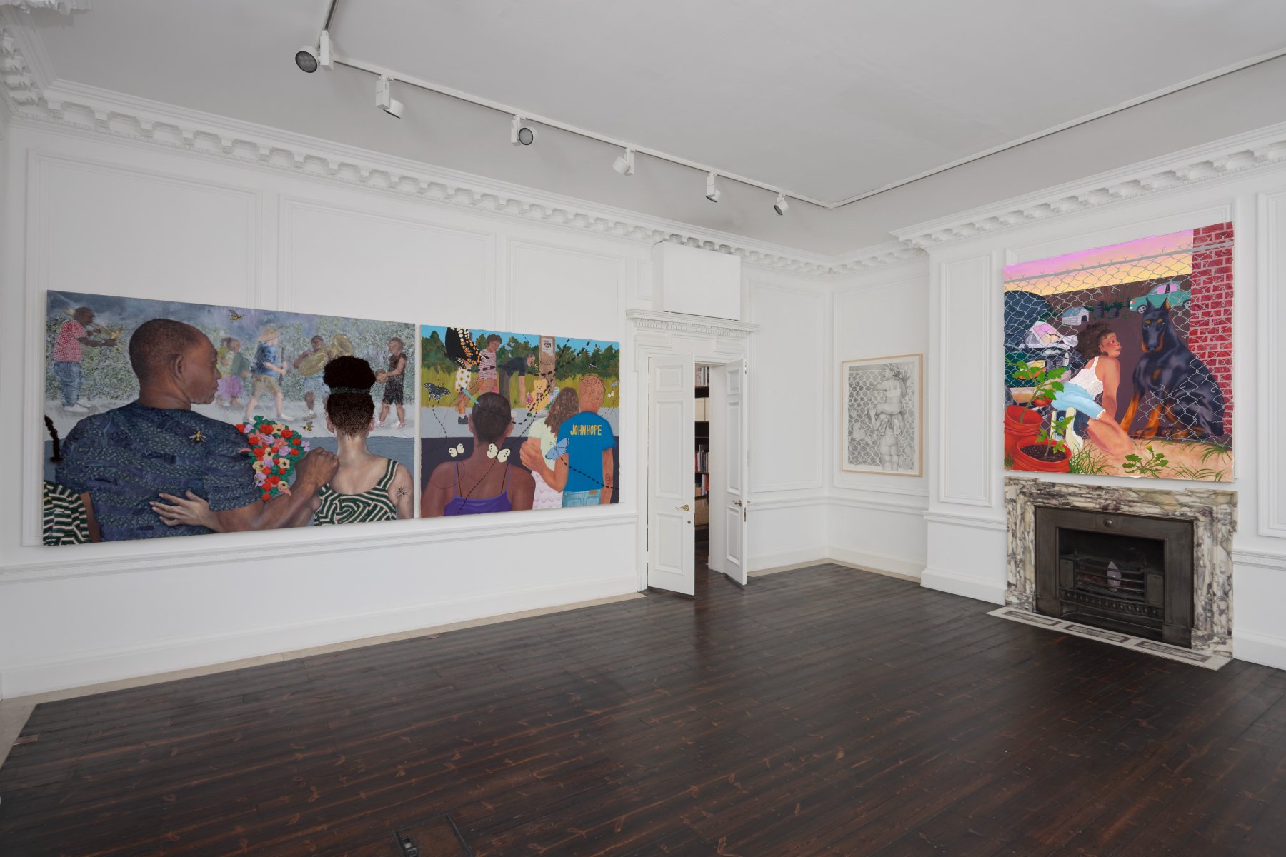 Installation image for Brianna Rose Brooks and Leyla Faye: A Requiem for Benevolent Beasts, at Lindon & Co.