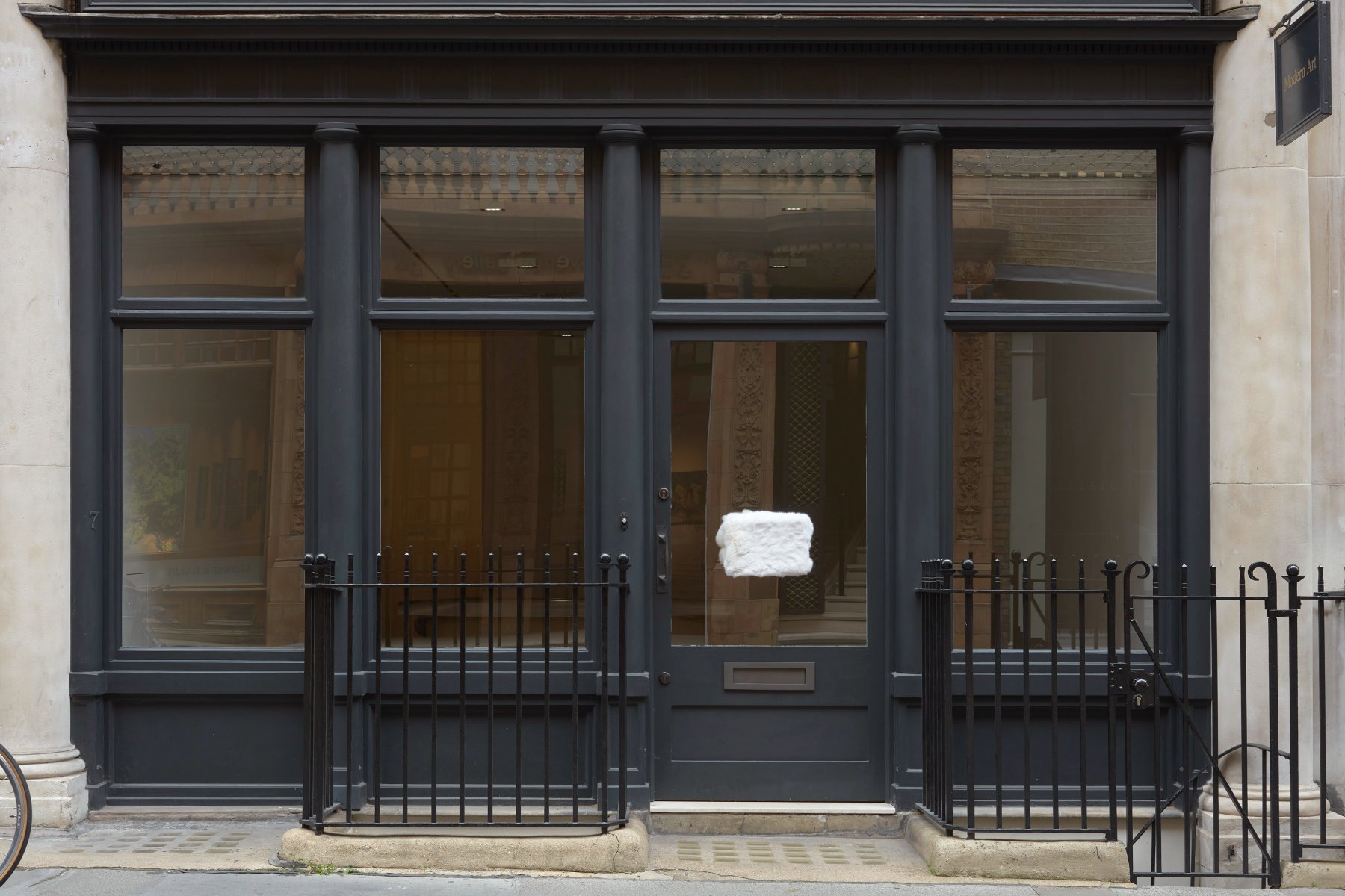 Installation image for Michael E. Smith, at Modern Art