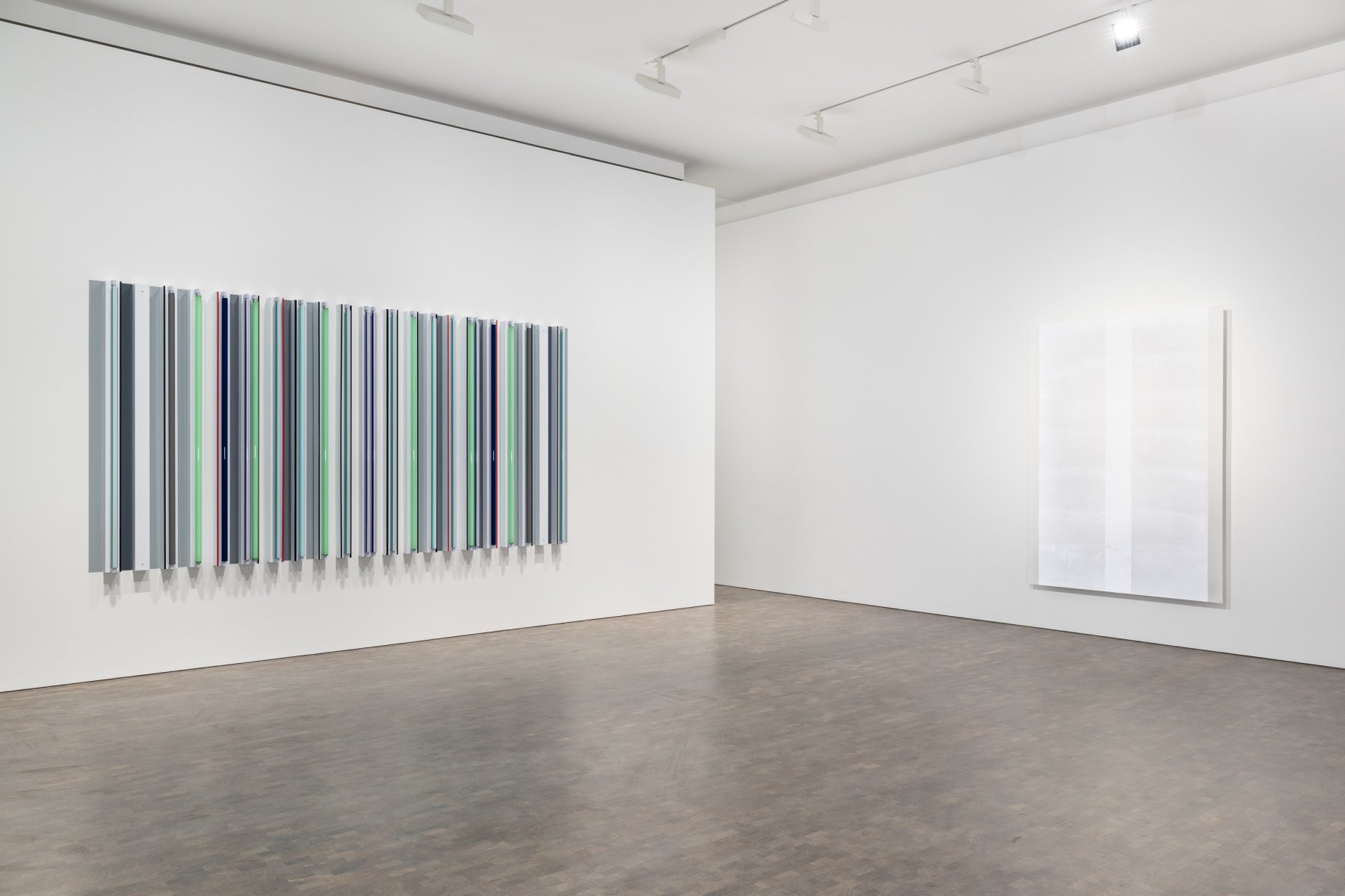 Installation image for Robert Irwin + Mary Corse: Parallax, at Pace