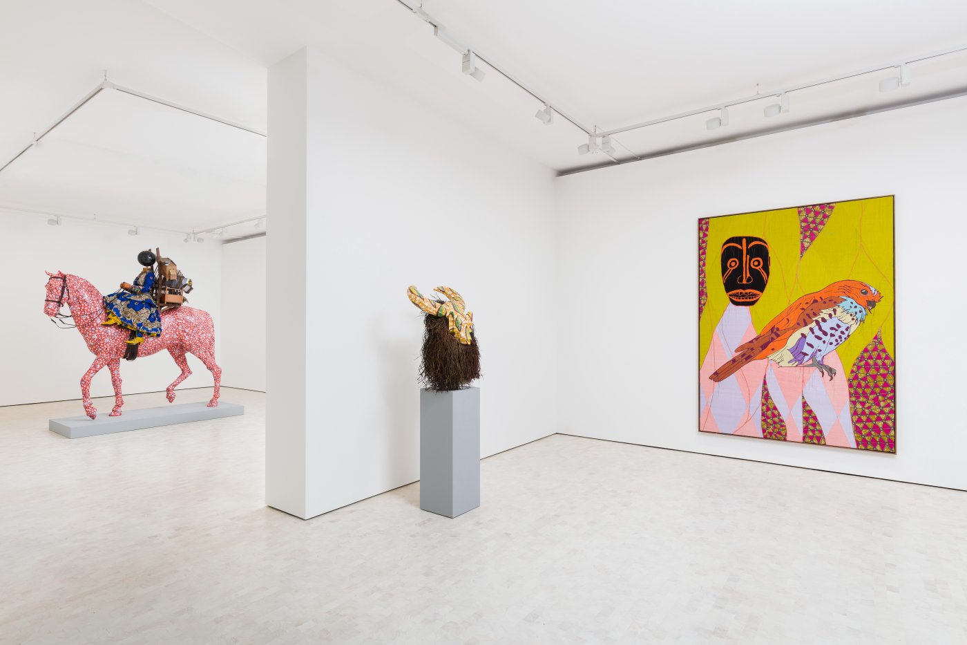 Installation image for Yinka Shonibare CBE RA: Free The Wind, The Spirit, and The Sun, at Stephen Friedman Gallery